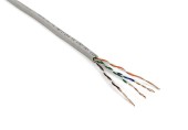 ITK Витая пара U/UTP кат.5E 4х2х24AWG solid PVC серый (305м)