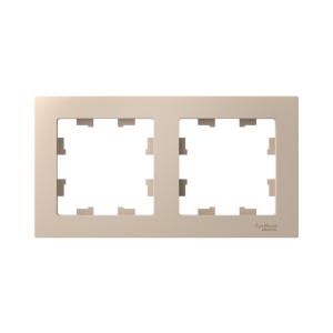 ATLASDESIGN 2-постовая РАМКА, универсальная, ПЕСОЧНЫЙ