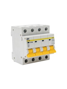 KARAT Автоматический выключатель ВА47-29 4P B 40А 4,5кА IEK