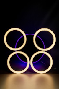 Светильник потолочный с/д General GSMCL-Smart62 85w Centurion-3 белый RGB (4кр) 85Вт 3000-6500К 5390Лм 260х95мм с пультом (1/4)