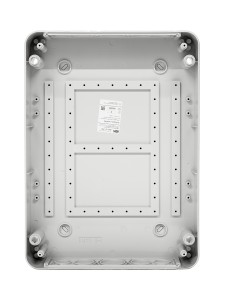 TEKFOR Корпус пластиковый КМПн-24 IP65 черная прозрачная дверь IEK