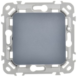 FLITE Выключатель 1-клавишный 10А ВС11-1-0-ФлМ маренго IEK