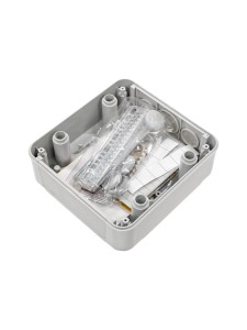 TEKFOR Корпус пластиковый КМПн-6 IP65 серая непрозрачная дверь IEK