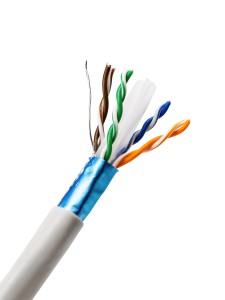 ITK Витая пара F/UTP кат.6 4x2х23AWG solid PVC серый (305м)