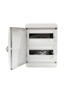 TEKFOR Корпус пластиковый КМПн-24 IP65 серая непрозрачная дверь IEK