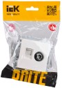 BRITE Розетка двойная TV+RJ45 кат.5E РТВ/РК12-БрЖ жемчуг IEK