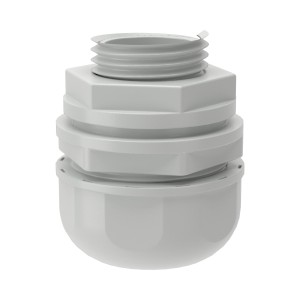 Переходник армированная труба-коробка, IP65, 1/2, д.16мм DKC