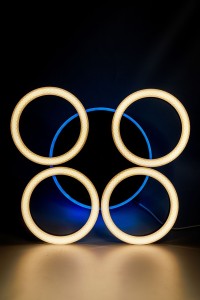 Светильник потолочный с/д General GSMCL-Smart62 85w Centurion-3 белый RGB (4кр) 85Вт 3000-6500К 5390Лм 260х95мм с пультом (1/4)