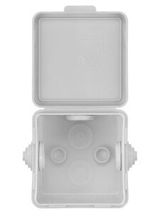 65х65х50мм ОП IP54 коробка распаячная, крышка,4 вх. TDM