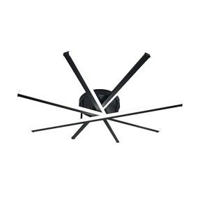 Светильник JX630116/4 80Вт черный