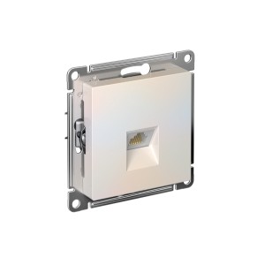 ATLASDESIGN РОЗЕТКА компьютерная RJ45 кат. 5e, механизм, ЖЕМЧУГ