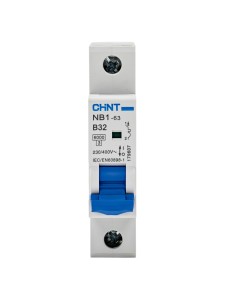 Автоматический выключатель NB1-63 1P 32A 6kA х-ка B (DB) (R)