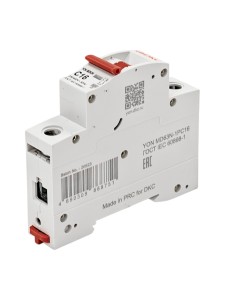 Автоматический выключатель YON max типа MD63N, 6кА, 1 полюс, хар-ка C, 16А DKC