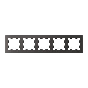 ATLASDESIGN 5-постовая РАМКА, универсальная, БАЗАЛЬТ