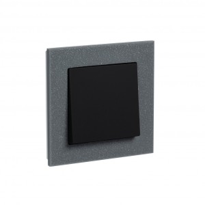 Рамка 1-постовая, МРАМОР АЙС ГРЕЙ