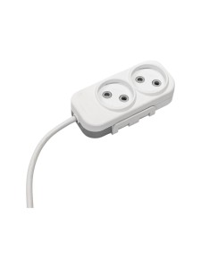 EL-BI,Myra,удлинитель 2гн2м б/з белый,527-110202-260