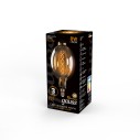 Лампа светодиодная Black Vintage Filament Flexible BT180 8Вт 2400К E27 620лм 180*360 Golden Gauss 152802008