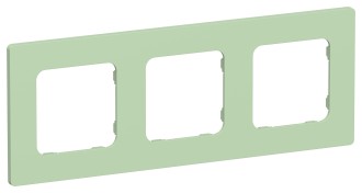 FLITE Рамка 3-местная РУ-3-К-ФлФ фисташковый IEK