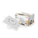 Светильник Gauss Downlight квадрат 6W 500lm 3000K 100-265V IP20 монтаж Ø65 90*56мм белый LED 1/40