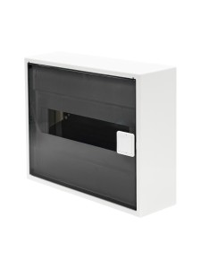N12-ALFA, Щит навесной, 1 ряд, 12+2 мод., прозрач. дверца, IP40