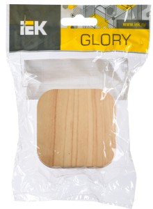 GLORY Выключатель 1-клавишный для открытой установки ВС20-1-0-ХС сосна IEK