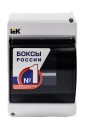 KREPTA 3 Корпус пластиковый  КМПн 2/4  IP 30 белый ИЭК