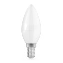 Лампа Gauss Basic Filament Свеча 4,5W 380lm 2700К Е14 milky  LED 1/10/50