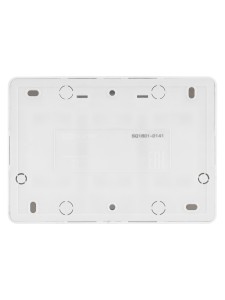 Розетка шестиместная 2П открытой установки IP20 10A с защитными шторками белая "Ладога" TDM