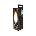 Лампа Gauss Filament Свеча 5W 420lm 2700К Е14 milky LED 1/10/50