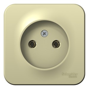 BLANCA О/У РОЗЕТКА без заземления без шторок, ИЗОЛ.ПЛ., 16А, 250В, БЕЖЕВЫЙ