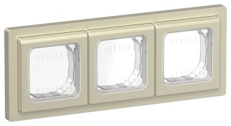 FLITE Рамка 3-местная IP55 Рпро-3-55-ФлШ шампань IEK