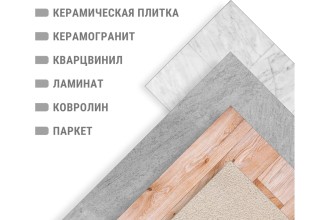 Мат нагревательный "Монтаж", двухжильный, 0,5 кв. м, 75 Вт, TDM