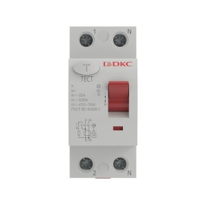 Устройство защитного отключения YON макс (YON max) типа MDL100, 2 полюса, 30mA, 25А, тип A DKC