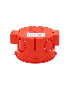Коробка установочная 80-0500С безгалогенная (HF) 68х42 с саморезами (224шт/кор) Промрукав