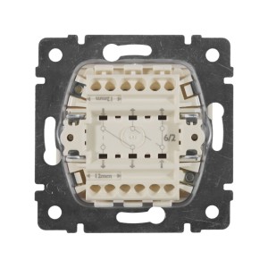 IEKVALENA Перекл. 2-кл. сх6/2 10АХ б/к 6956041 сл. к. IEK