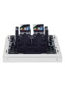 FORTE&PIANO Розетка компьютерная двойная RJ45 кат.5E FP233 белый IEK