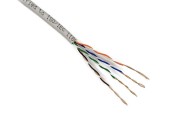 ITK Витая пара U/UTP кат.5E 4х2х24AWG solid PVC серый (305м)