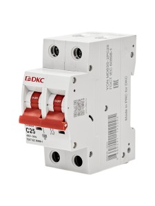 YON max типа MD63S, 4,5кА, 2 полюса, хар-ка C, DKC