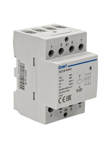 Контактор модульный NCH8-40/40 40A 4НО АС220/230В, 50Гц (R)