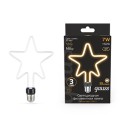 Лампа Gauss Filament Artline Star 7W 580lm 2700К Е27 milky