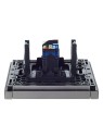 FORTE&PIANO Розетка компьютерная RJ45 кат.6 FP531 сталь IEK