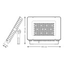 Прожектор Gauss Qplus 400W 48000lm 6500K 100-240V IP65 графитовый линзованный 60° LED 1/1