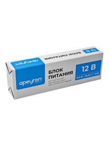 Блок питания (слим-металл) 12В, 250 Вт, IP20, 20,83 А, 223х68х40мм