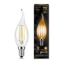 Лампа Gauss Filament Свеча на ветру 9W 680lm 2700К Е14 LED