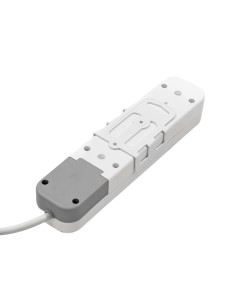EL-BI,Myra,удлинитель 4гн3м с/з с выкл. белый,527-010203-422