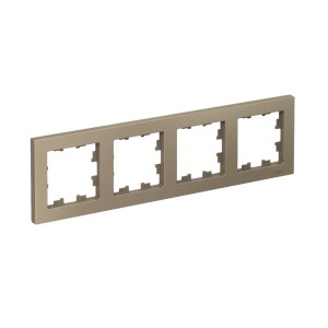 ATLASDESIGN 4-постовая РАМКА, универсальная, ШАМПАНЬ