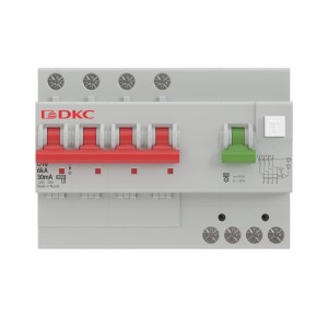 АВДТ YON MDV63 3P+N 6A C 30mA 6kA тип A DKC