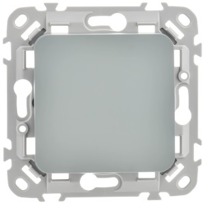 FLITE Выключатель 1-клавишный 10А ВС11-1-0-ФлС серый IEK