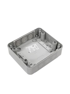 TEKFOR Корпус пластиковый КМПн-8 IP65 серая непрозрачная дверь IEK