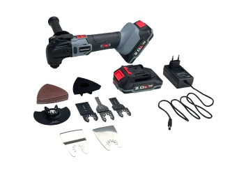 Аккумуляторный реноватор ProfiPower MKDTM-18V (2шт. 2.0Ач, 0-18000кол/мин., 4,0°. насадок 6шт, З/У, коробка) УЛУЧШЕННАЯ СЕРИЯ